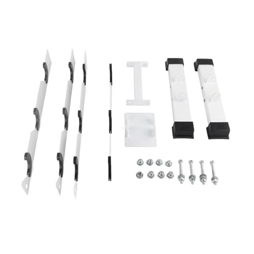Soporte de almacenamiento de mancuernas en forma de A con 3 niveles, estante para mancuernas para gimnasio en casa, organizador de mancuernas de acero con ranuras de ABS, estante