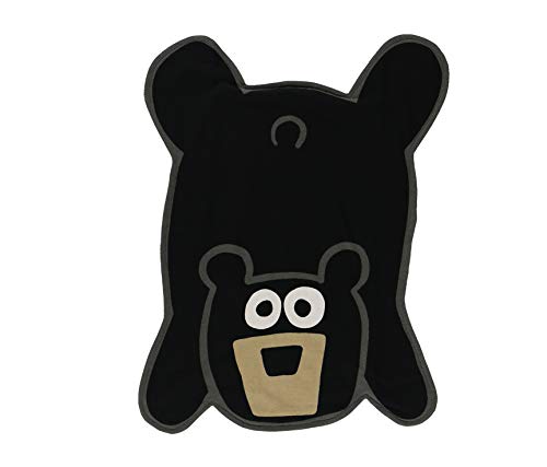 LazyOne Baby Burp Cloths, 100% Polyester Fleece, Gender-Neutral Baby Accessories, Animal (Bear, One Size)