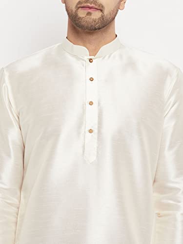 Image of VASTRAMAY Men's Cotton Silk Blend Kurta