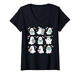 Photo Gallery donna ghosts books librarian spooky library costume di halloween maglietta con collo a v Photo Gallery donna ghosts books librarian spooky library costume di halloween maglietta con collo a v