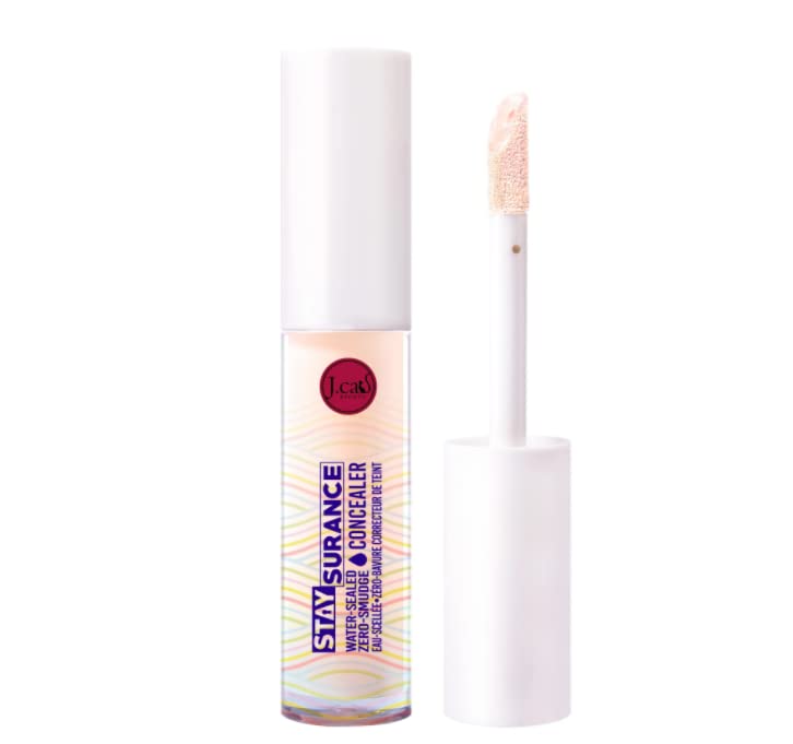 Concealer J. Cat Beauty Stay surance Water-Sealed Zero-Smudge Concealer Water Proof Delivers Buildable Coverage Without Any Creasing Or Caking 4.8ml /