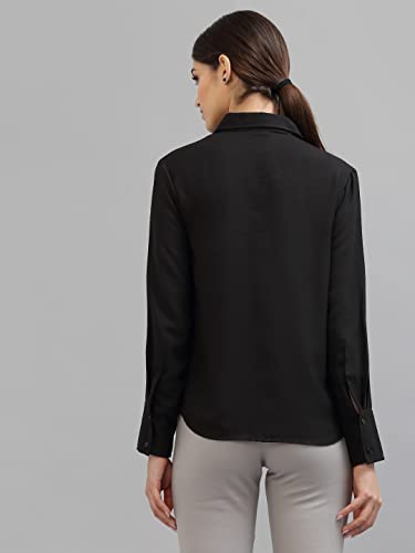 Image of Style Quotient Women Black Formal Shirt