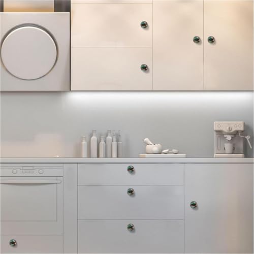 Boutons en verre de cristal durable teckel pour armoire chic - 6