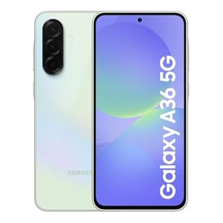 Samsung Galaxy A36 5G Smartphone, Awesome Intelligence, 8GB RAM, 256GB Storage, 50MP Camera, Awesome Lime, 3 Year Samsung Extended Warranty (UK Version)