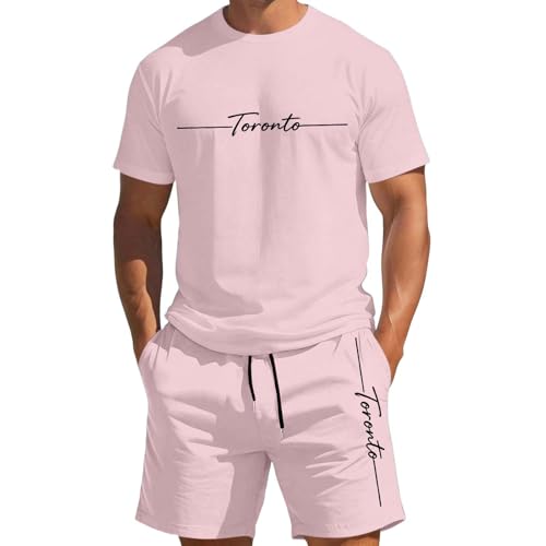 Ensemble homme t-shirt et short léger contre la chaleur estivale S