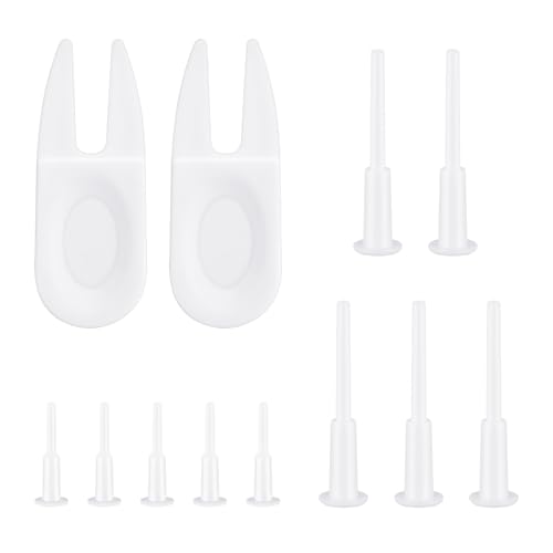 BOHUIZ 12 Pcs Exercise Ball Plug Replacement Kit, Yoga Ball Fitness Exercise Ball Air Stopper Plug Pin Adapter Kit, Inflatable Plug Replacement for Fitness Exercise Ball Inflatable Bed Pool