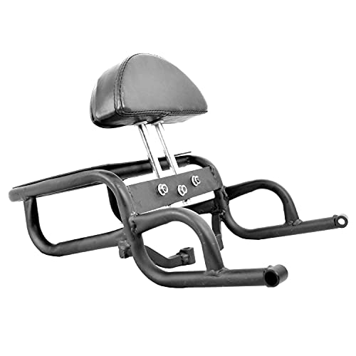 R.J.VON - Adjustable Cushion Backrest with Luggage Carrier with Heavy Weight Load Support (RE Himalayan 450 BS4,BS6)
