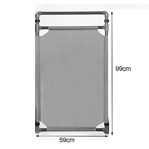 Barrière de sécurité pliable robuste de 99 cm pour garage industriel - 6
