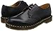 Dr. Martens, 1461 3-Eye Leather Oxford Shoe for Men and Women, Black Smooth, 11 US Women/10 US Men