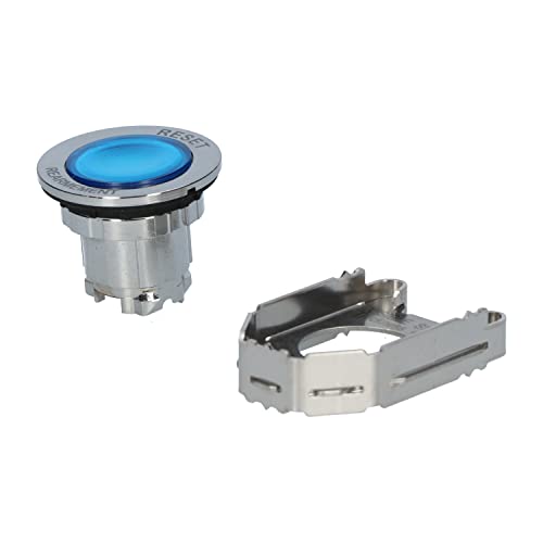 Cabeza pulsador rasante iluminado blanco LED Harmony Schneider para panel 5