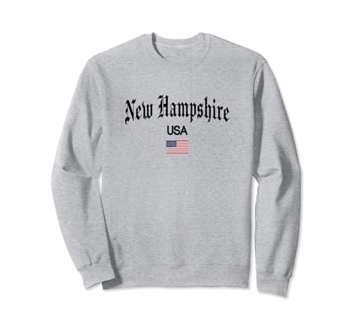 New Hampshire Design Gothic Style Sudadera