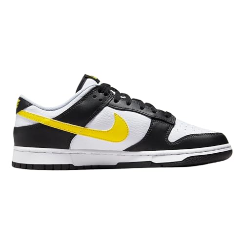 Nike Dunk Low Men's Shoes Size - 14 Black/Opti Yellow-White3