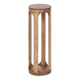 Kate and Laurel Dahl - Mesa Redonda de Madera para Beber, Soporte de Plantas o mesita de Noche para