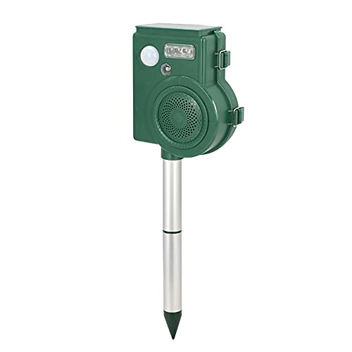 動物撃退器 アニマルブロック 威嚇音/フラッシュ 猫除け カラス除け GH-193C