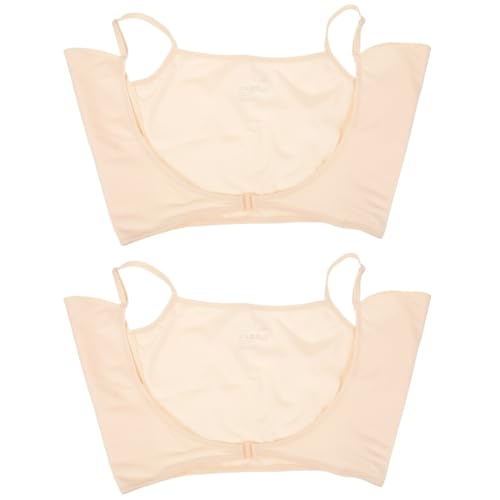 Image of Healeved 2PCS Underarm Sweat Vests Breathable Armpit Sweat Proof Shirts Armpit Pads Reusable Guard proof Undershirts Women Dress Shields for Underarm