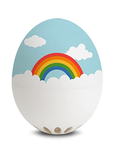 Regenbogen PiepEi - Singende Eieruhr zum Mitkochen - Eierkocher für 3 Härtegrade - Gute Laune Geschenk - Lustiges Kochei - Musik Eggtimer - Brainstream – Bild 3