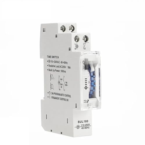 Interruptor mecánico TB45 programador horario carril Din temporizador analógico 15 min