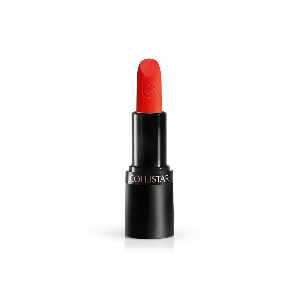 Collistar Puro Lipstick Matte for Long-Lasting, Matte Lipstick, Moisturising Lip Balm, N.40 Mandarino 3.5 ml