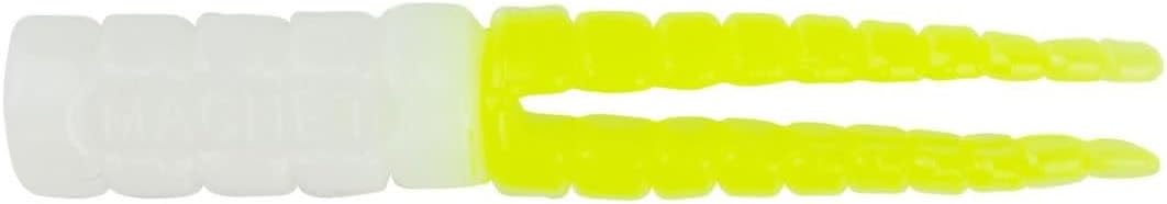 87274 Crappie Magnet Body Pack, White/Chart, 15-Pack