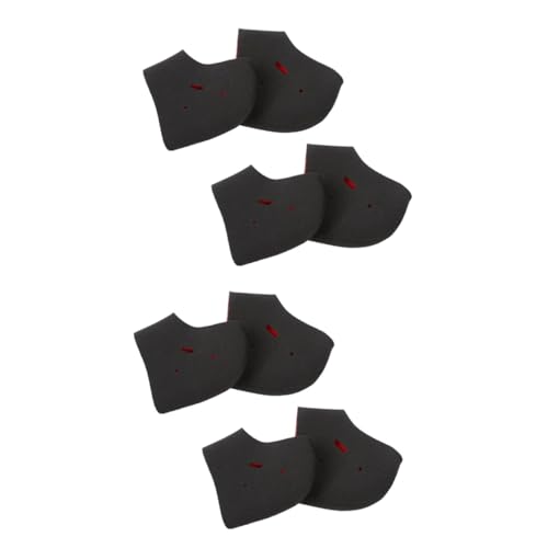 Beavorty Ankle Sock for Dry Heels 4 Pairs Heel Protector Anti-Cracking Socks Heel Socks Heel Cover Heat Socks Heel Protector Sock