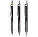 rOtring S0801310 Tikky Mechanical Pencil, Black Barrel, 3-Piece Set