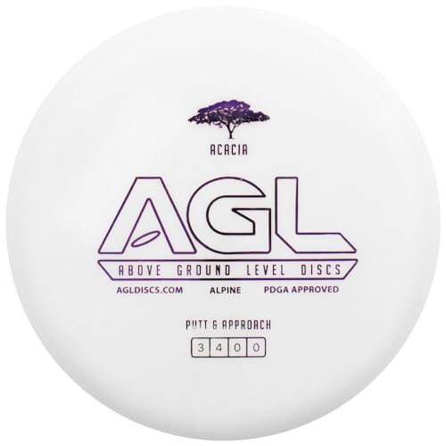 Above Ground Level Glow Alpine Acacia Putter Golf Disc, 173-176g