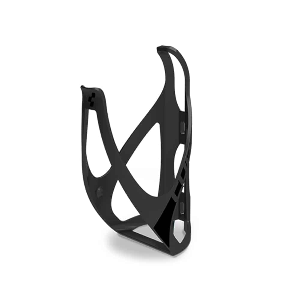 Cube HPP Iridium Bike Bottle Cage, Grey/Black - Plastic, 36g, Secure Grip