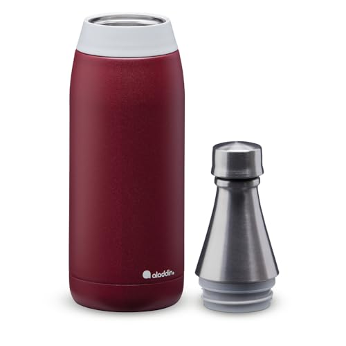 Aladdin Fresco Thermavac Trinkflasche 0,6L Edelstahl Burgunderrot