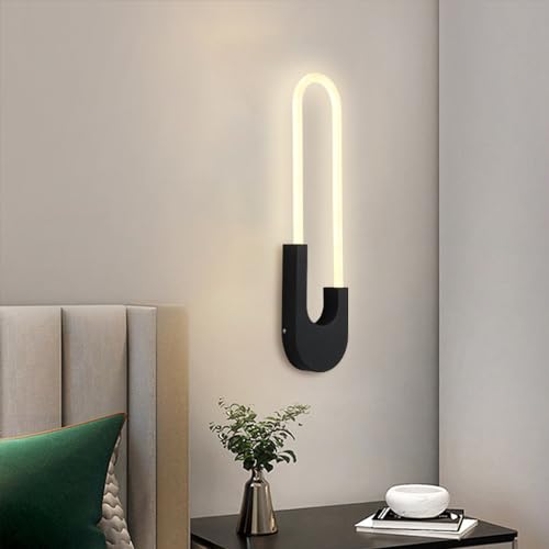 Lámparas de pared simples nórdicas para iluminar pasillos oscuros sin ocupar espacio libre 8