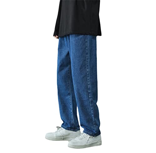 Jean ample pour homme coupe large bleu WEGUKRI taille 36-41