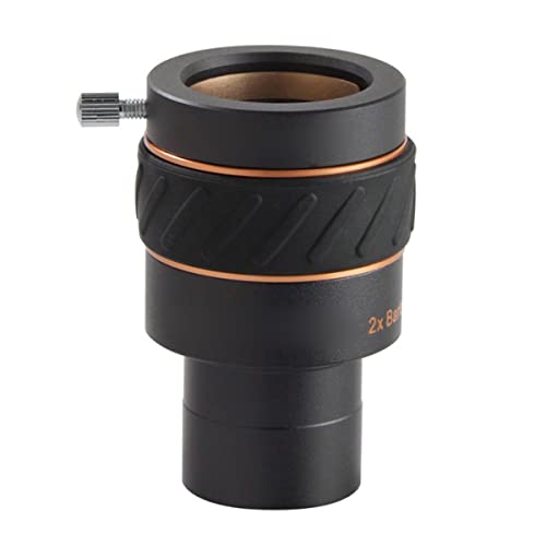 Ocular de 1,25 pulgadas con zoom 3X y aumento 2X para evitar el cambio constante de lentes