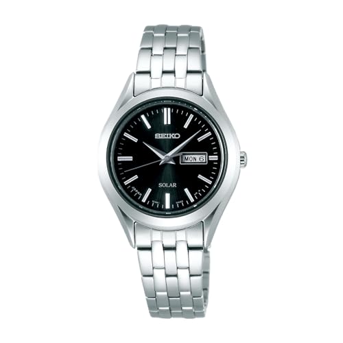 [セイコーウオッチ]SEIKO SELECTION(セイコーセレクション) ソーラー腕時計ペア サファイアガラス STPX031 シルバー ブラック レディス