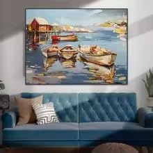 Peinture à l'huile sur toile de qualité MAIMANG design rétro