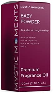 Mystic Moments | Baby Fresh Powder Fragrance Oil 100ml - Perfect For Soaps, Candles, Bath Bombs, Oil Burners, Diffusers and Skin & Hair Care Items.