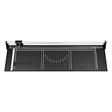 36in Precision Rotary Paper Cutter Paper Trimmer, Commercial Manual Sharp Photo Paper Cutter with Pre-Printed Grids 0-60°Cutting Angle Rolling Paper Cutter Tool for Photo Paper Film Art Paper Jam