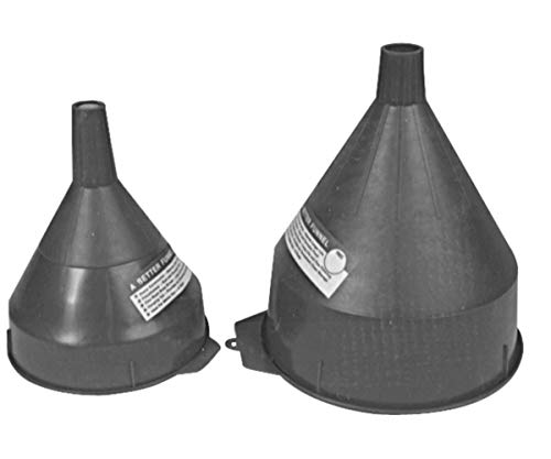 Little Giant Fill-Fast Funnel with Screen Mesh Screened Red Funnel (6 Quart) (Item No. 100021)