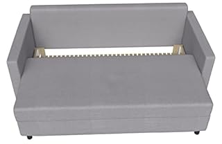 HomeTown Market - Copridivano in cotone Friheten di ricambio per divano letto a 3 posti, colore: grigio chiaro