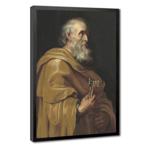 Toile Saint Pierre Paul Rubens pour salon et bureau cadre suspendu inclus