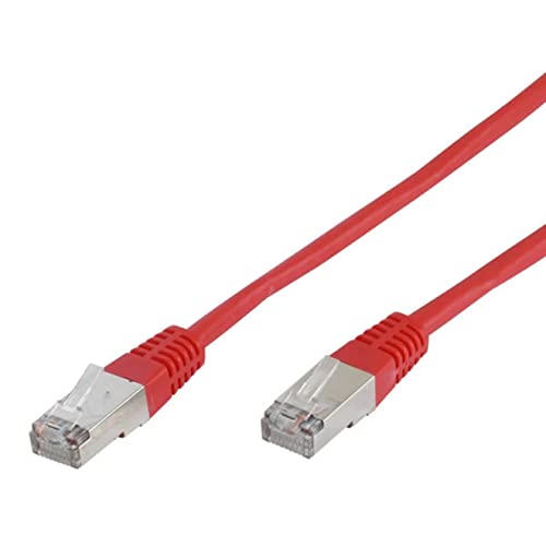 Vivanco Cat 5e Netzwerkkabel Crossover/gekreuzt, RJ45 Stecker 2.0 m rot