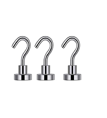 Image of AJB Heavy Duty Magnetic Hooks for Multi-Purpose Hanging for Home