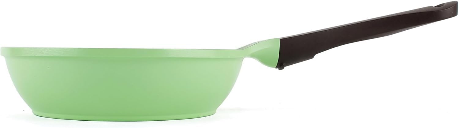 Neoflam Eela 8-Inch Kitchen Essetial Stir Frying Pan with Bakelite Handle, Healthy Cooking Nonstick Ceramic Coating Egg Omelet Skillet, Tamagoyaki, Lightweight, Dishwasher Safe, Made in Korea (20cm)