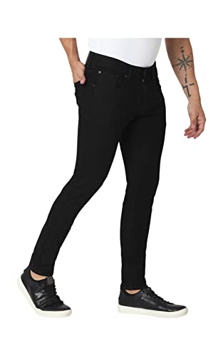 Image of Spykar Men's Kano Slim Fit Mid-Rise Jeans (Ankle Length)