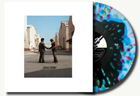 Album Art for Pink Floyd Wish You Were Here Coral Flame Splatter Vinyl by Pink Floyd