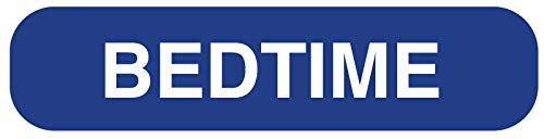 United Ad Label Medication Instruction Labels Bedtime, 1-5/8