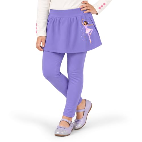 Image of YouGotPlanB Skeggings for Girls | Pack of 1 | 2-in-1 Skirt with Attached Leggings | Cotton | Ages 4-16 Years | Comfort fit | Ideal for Sports & Play