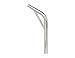 Alta Steel Lay Back Bike Seat Post with Support, Multiple Sizes & Colors (Chrome, 25.4mm)