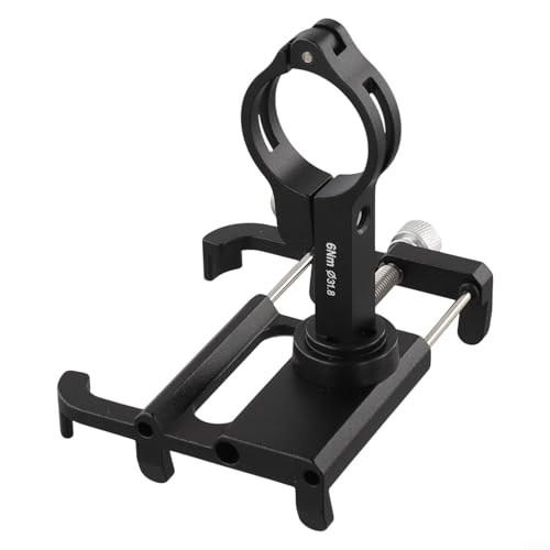 Support de téléphone pour navigation facile Plus6 aluminium noir rotatif
