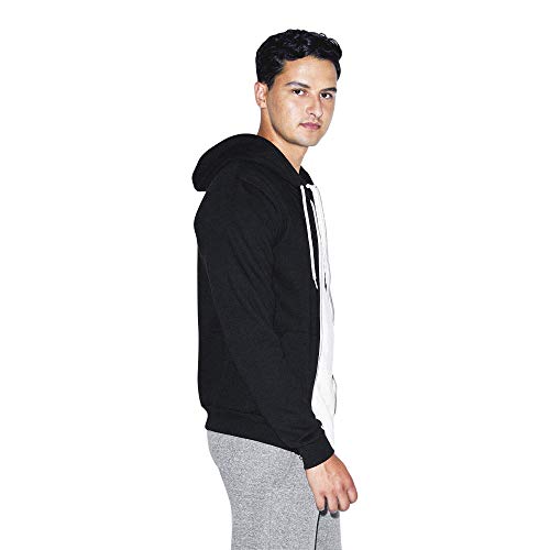 American Apparel Men's Flex Fleece Long Sleeve Zip Hoodie, Black, X-Small #TOP1