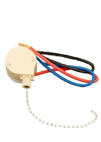 Leviton 1689-50 Pull Chain Switch-SX-0154062, Multicolor