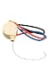 Leviton 1689-50 Pull Chain Switch, 3 Speed, 4 Position, 3A-250V AC, 6A-125V AC, 3A-125V AC-L, Number 6 Chain, 3 3/4 Inches Long, Bell Nut & Cord